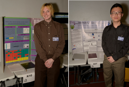 Bowdish lab members Leonard Rivet & Jason Fan present their award winning posters at BASEF 2013. 