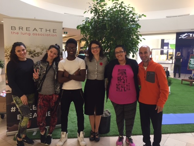 It was great to meet the health and wellness bloggers who supported the #TakeABreather event! Darlene Anderson (The New Girl), Cory Lee (The Fashion Set), Joseph Neale (Take a Breather & Breathing as One Ambassador), Dr. Dawn Bowdish (Board Member), Marybeth DeSantos (Life in Rouge)